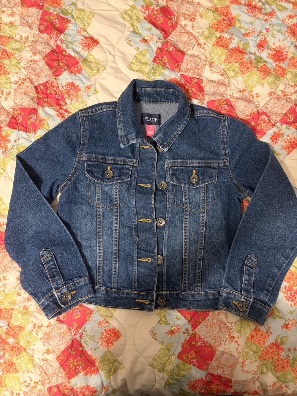 Children’s Place Girls Denim Jacket Size 7/8